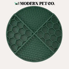 Savor the Flavor Lick Mat | Dog Feeding Mat Seve Green