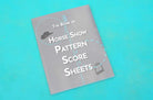 The Book Of Horse Show Pattern Scoresheets