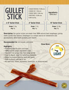 6" Gullet Sticks Dog Treats