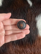 Copper Round Concho with Screw