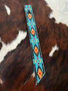 Premium Quality Teal Southwest Off Billet Horse