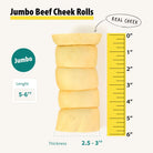 Jumbo Cheek Rolls - 5-6"