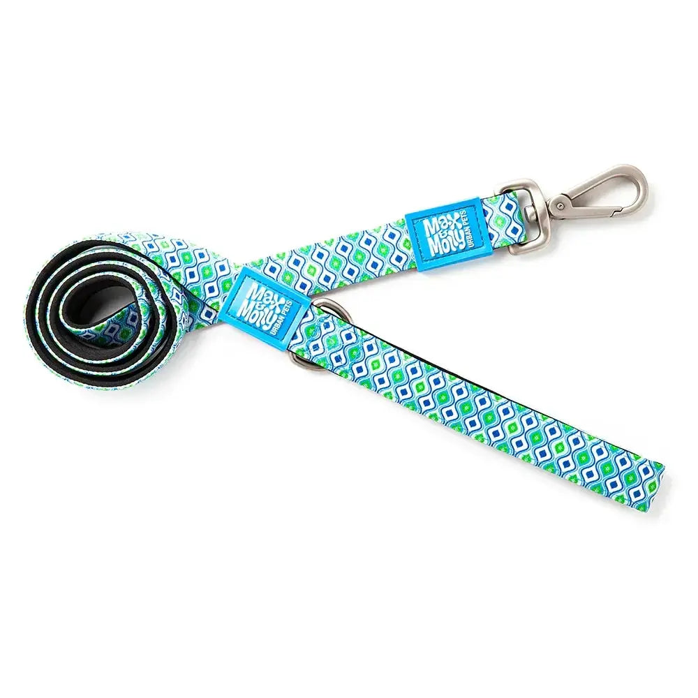 Max & Molly Retro Blue Leash 4ft Leash