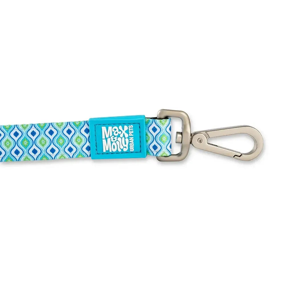 Max & Molly Retro Blue Leash 4ft Leash