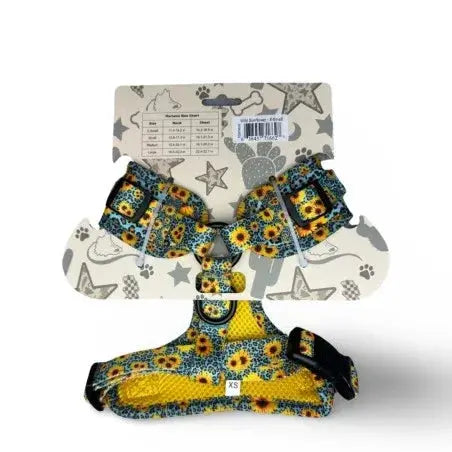 RILEY S. DOG HARNESS - WILD SUNFLOWER
