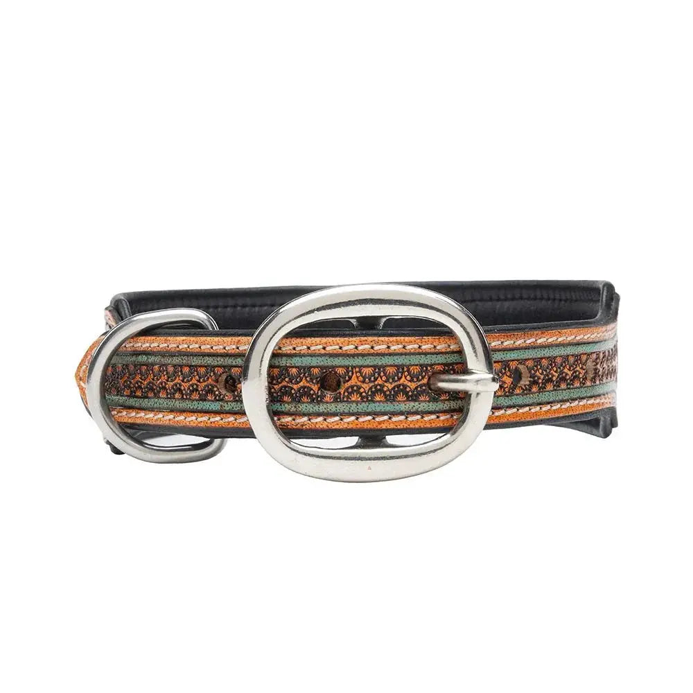 Trusted Amigo Hand-tooled Dog Collar Dog