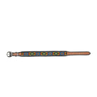 Dodger Trail Handcrafted Padded Beaded Dog Collar Dog