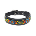 Dodger Trail Handcrafted Padded Beaded Dog Collar Dog
