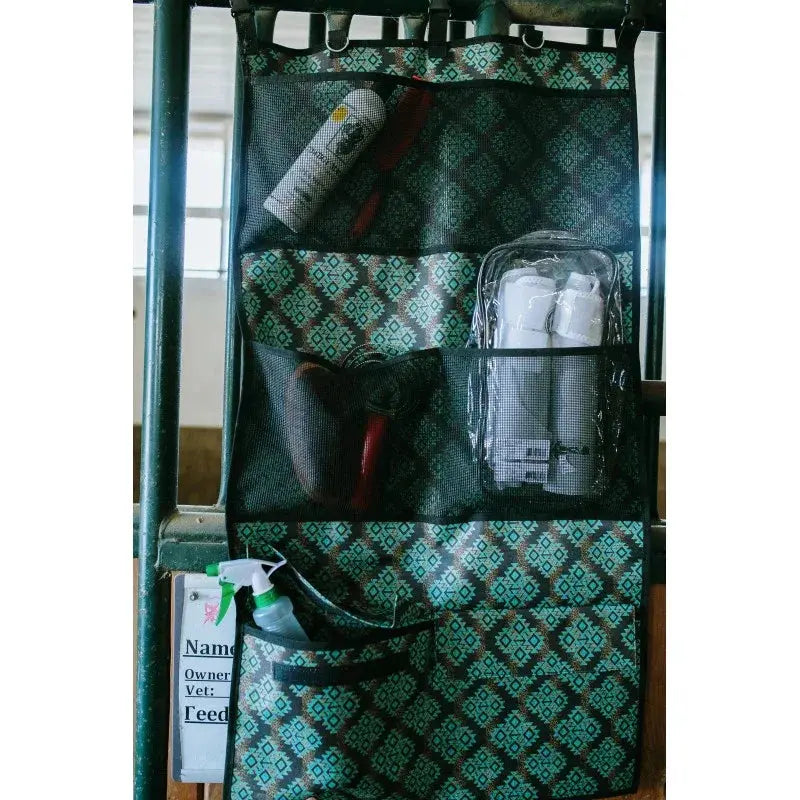 EVERYTHING EQUINE DOOR CADDY Trailer Organizer- Aztec Jungle