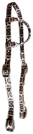 Python Print Design Nylon One Ear Headstall Horse