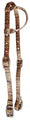 Tiger Print Design Nylon One Ear Headstall