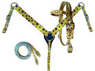 PONY SIZE Nylon Headstall Or Breastcollar With Sunflower Print Design Horse