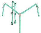 Nylon One ear Headstall and Breast collar set. Horse