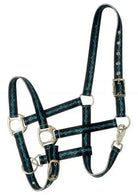 Premium Nylon Horse Sized Halter with Barbwire design Horse Tack