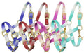 Premium nylon Pony sized ombre halter with nickel plated hardware