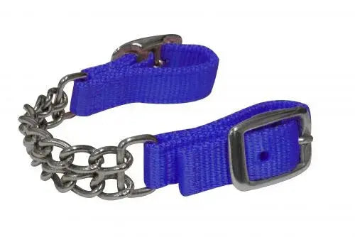 Fully adjustable end double chain nylon curb chain. Horse