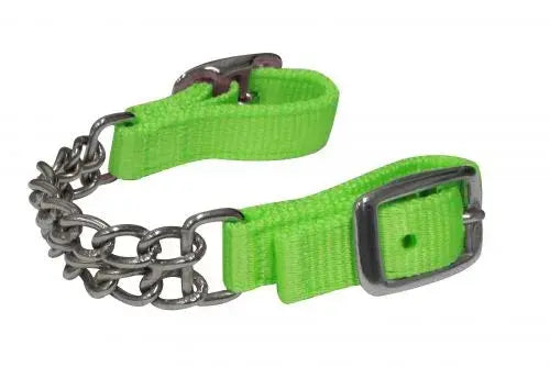 Fully adjustable end double chain nylon curb chain. Horse