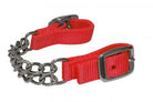 Fully adjustable end double chain nylon curb chain. Horse