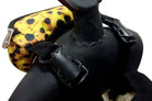 Sunflower Print Insulated Nylon Saddle Pouch Horse