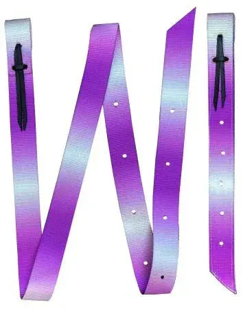 Premium Quality Ombre Print Nylon tie strap and Off Billet set Horse Tack