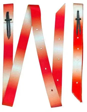 Premium Quality Ombre Print Nylon tie strap and Off Billet set Horse Tack