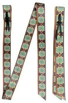 Premium Quality Southwest Print Nylon tie strap and Off Billet set Horse