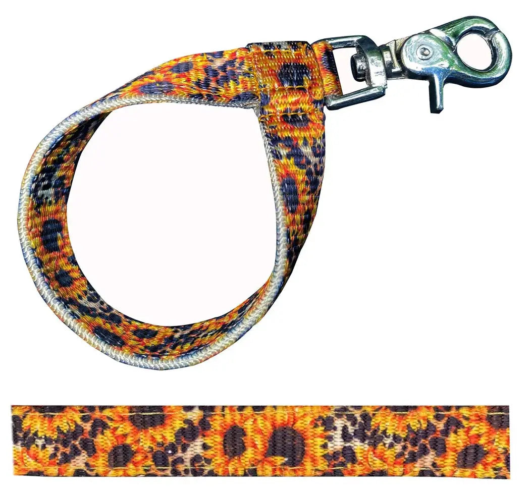 Premium nylon Sunflower print Tie down Keeper Horse Tack