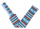Teal Serape Southwest Lycra printed slip on tail bag