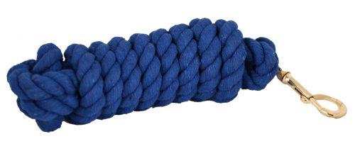 10' Cotton Lead Rope with brass snap - KP Pet Supply