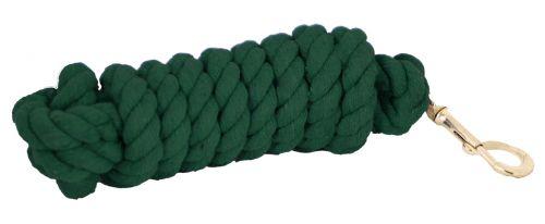 10' Cotton Lead Rope with brass snap - KP Pet Supply