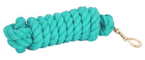 10' Cotton Lead Rope with brass snap - KP Pet Supply