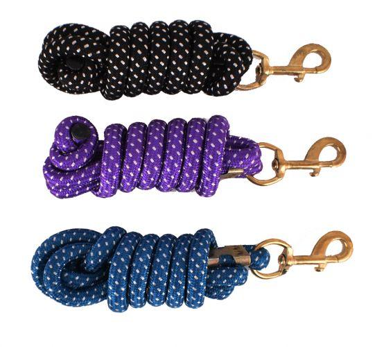 Nylon Pro Braided Lead Rope with Brass Hardware - KP Pet Supply