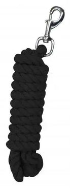 10' braided cotton lead with swivel bolt snap. Horse