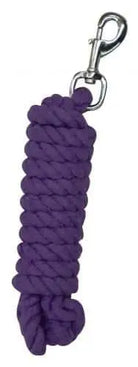 10' braided cotton lead with swivel bolt snap. Horse