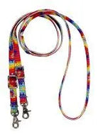 3/4" x 8ft Tye Dye nylon contest rein with scissor snap end Horse