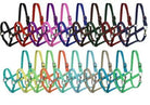Double Ply Horse size turnout nylon halter with snap. Horse