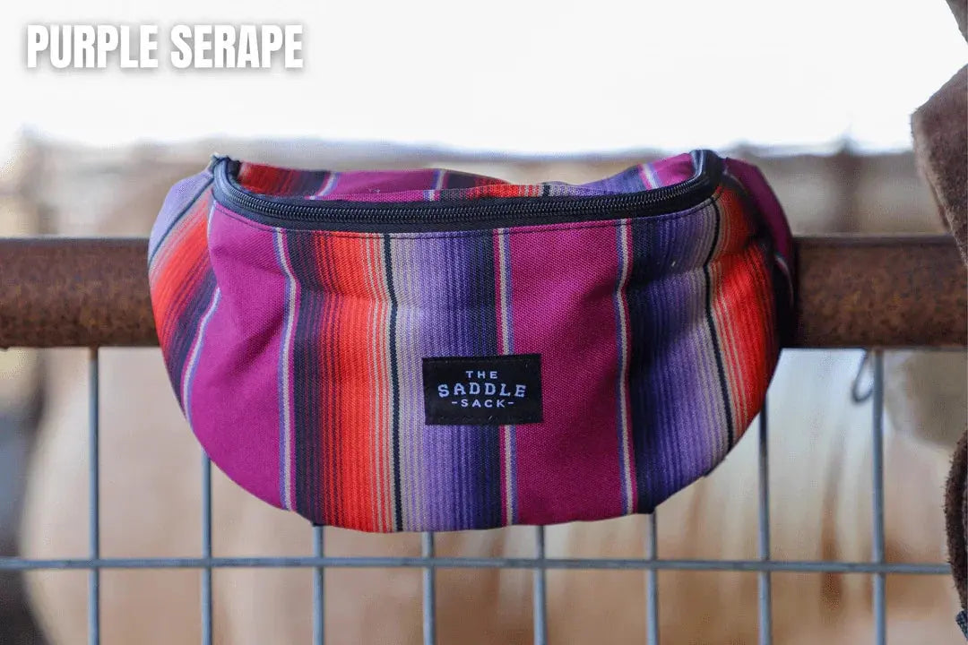 Saddle Sack XL Purple Serape XL Horse
