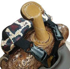 Snake Print Insulated Nylon Saddle Pouch Horse