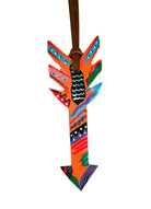Hand painted Saddle Arrow Charm Horse