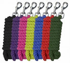 10' braided cotton lead with swivel bolt snap. Horse