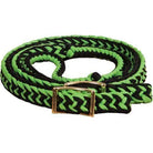 Braided Barrel Reins 8' - Multiple Color Options. Horse