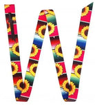 Premium Quality Serape & Sunflower Print Nylon Latigo Horse