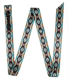Premium Quality Teal Brown Southwest Latigo Horse