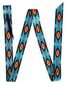 Premium Quality Teal Southwest Latigo Horse