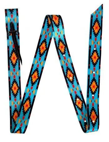 Premium Quality Teal Southwest Latigo Horse