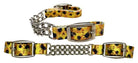 Sunflower Fully adjustable double end chain nylon curb chain. Horse