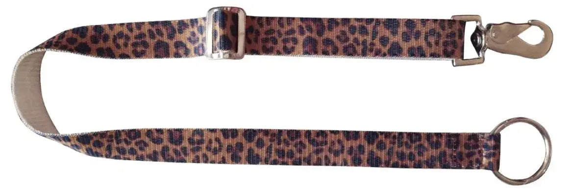 1" Cheetah Print nylon adjustable bucket hanger Horse