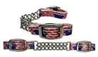 American Flag Fully adjustable double end chain nylon curb chain Horse