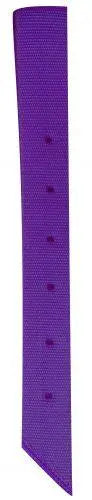 18x1.75 inch premium nylon off billet purple woven strap with dark stitching