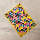 Honeycomb Design Emat Enrichment Licking Mat - Yellow - Dog